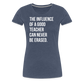Influence - Frauen Premium T-Shirt - Blau meliert