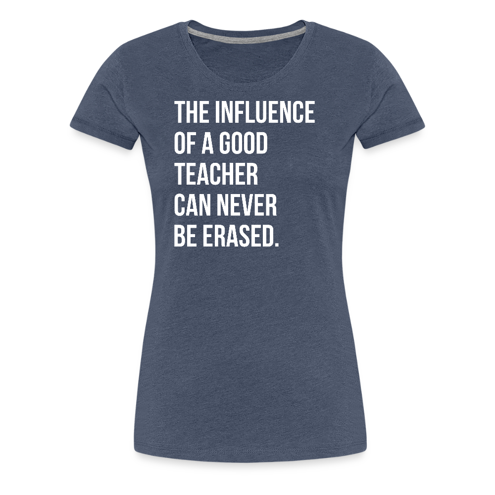Influence - Frauen Premium T-Shirt - Blau meliert