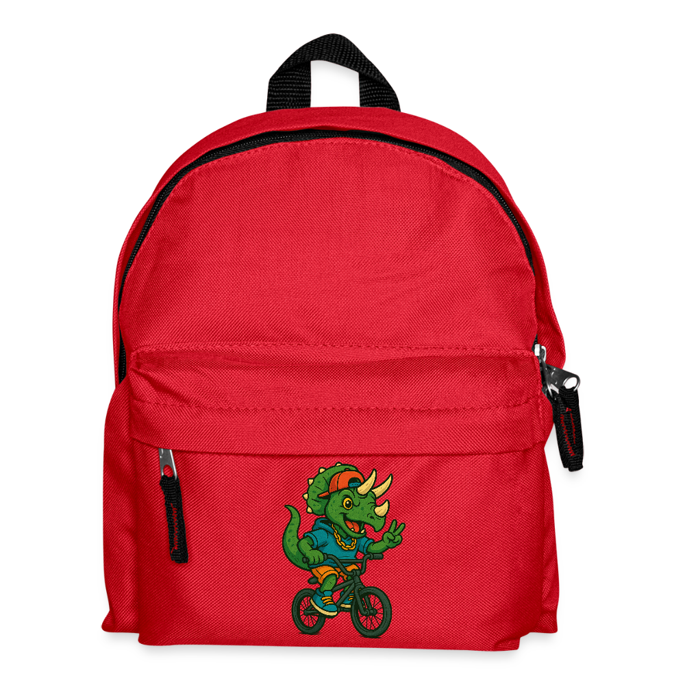Triceratops - Kinder Rucksack - Rot