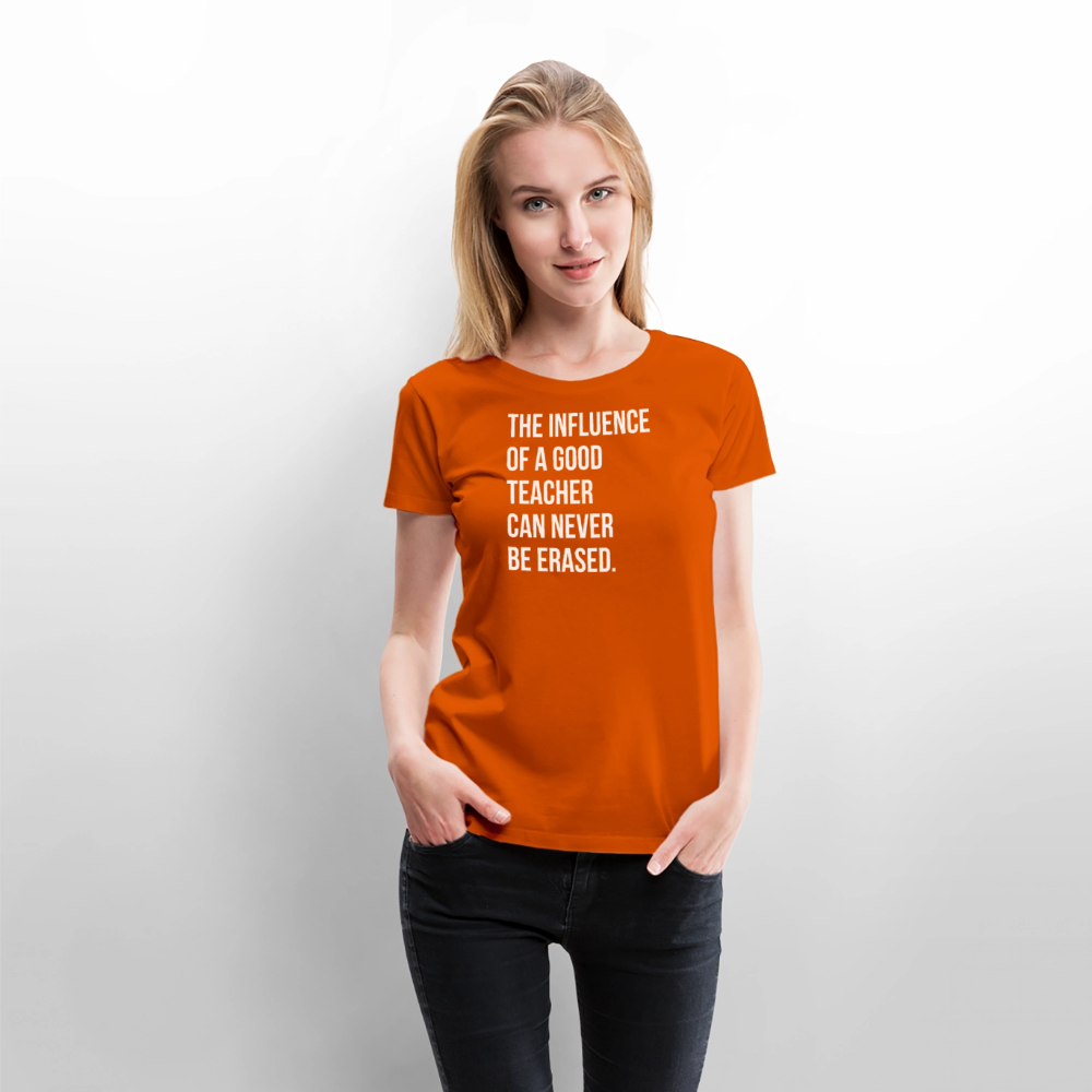 Influence - Frauen Premium T-Shirt - Orange 