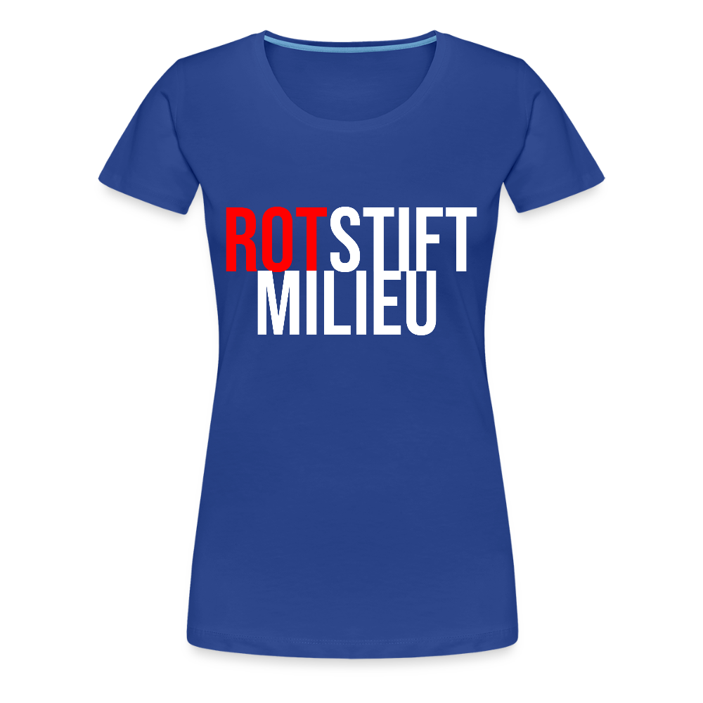 Rotstiftmilieu - Frauen Premium T-Shirt - Königsblau
