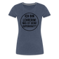 Superkraft - Frauen Premium T-Shirt - Blau meliert