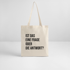 Frage?! - Bio-Stoffbeutel - Natur