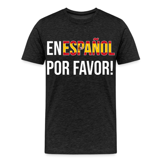 En Espanol por favor! - Männer Premium T-Shirt - Anthrazit
