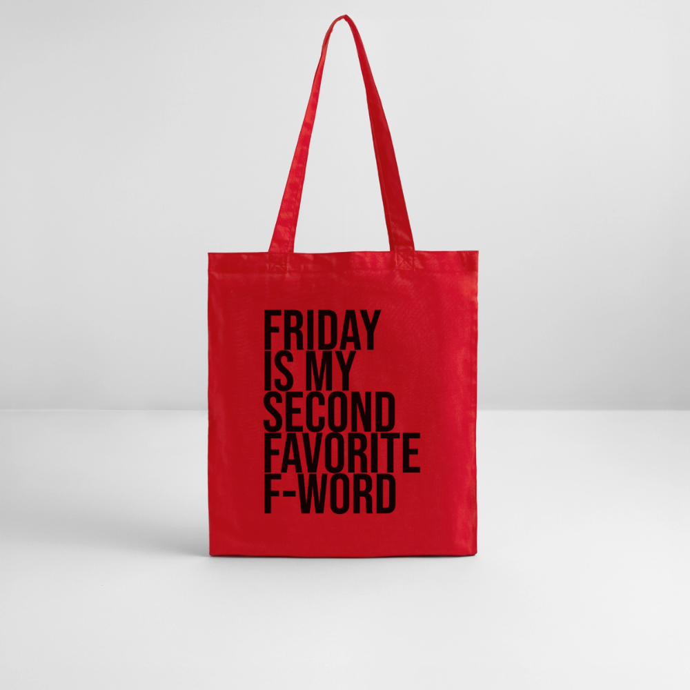Friday - Bio-Stoffbeutel - Rot