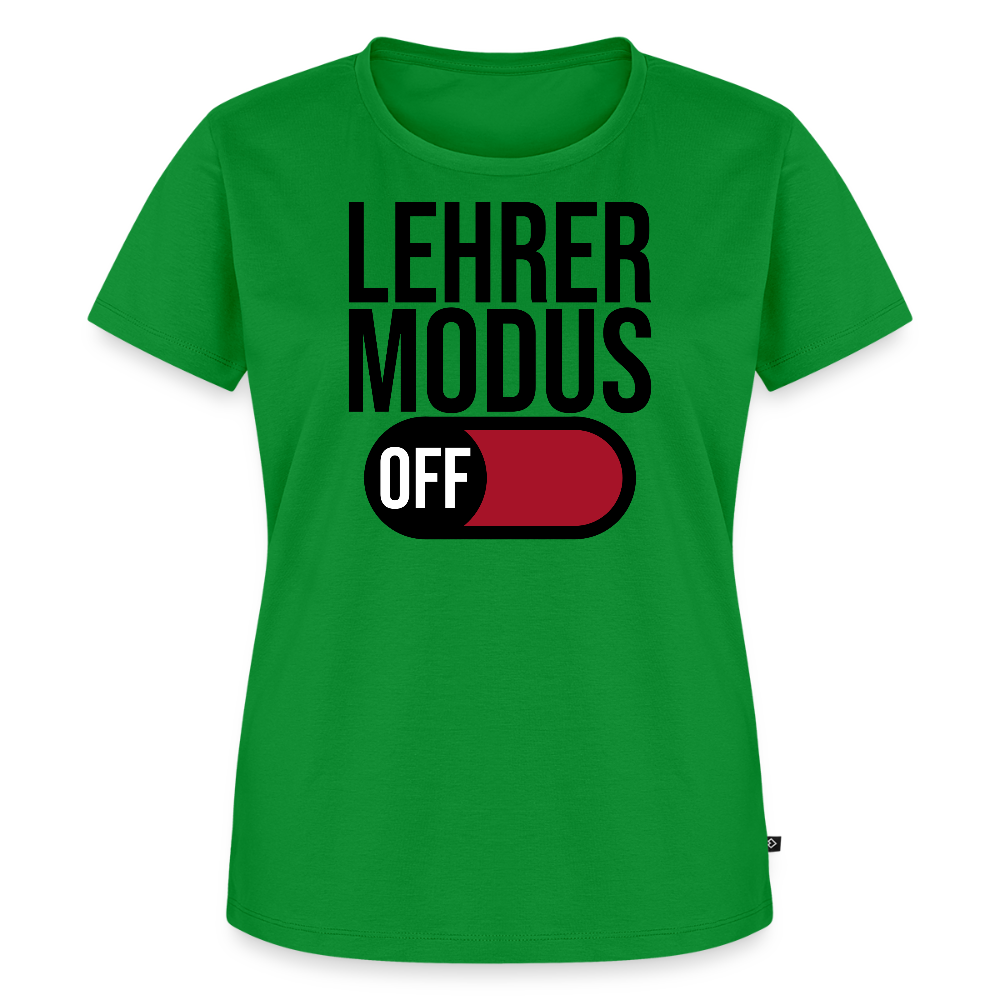 Lehrer Modus off - Frauen Premium T-Shirt - Grün