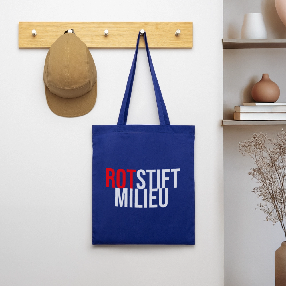 Rotstiftmilieu - Stoffbeutel - Royalblau