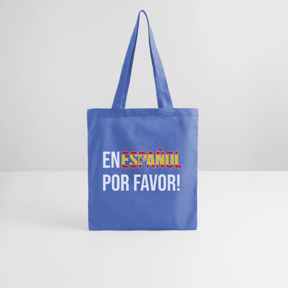 En español porvavor - Stoffbeutel - Hellblau