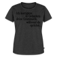 Grammatik - Frauen Premium T-Shirt - Anthrazit meliert