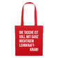 Lehrkraftkram - Stoffbeutel - Rot