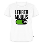 Lehrer Modus on - Frauen Premium T-Shirt - Weiß