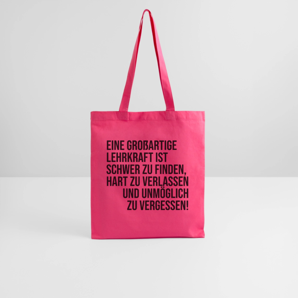 Großartige Lehrkraft - Stoffbeutel - Azalea