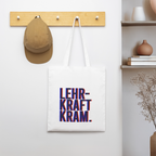 Lehrkraftkram -  Bio-Stoffbeutel - Weiß