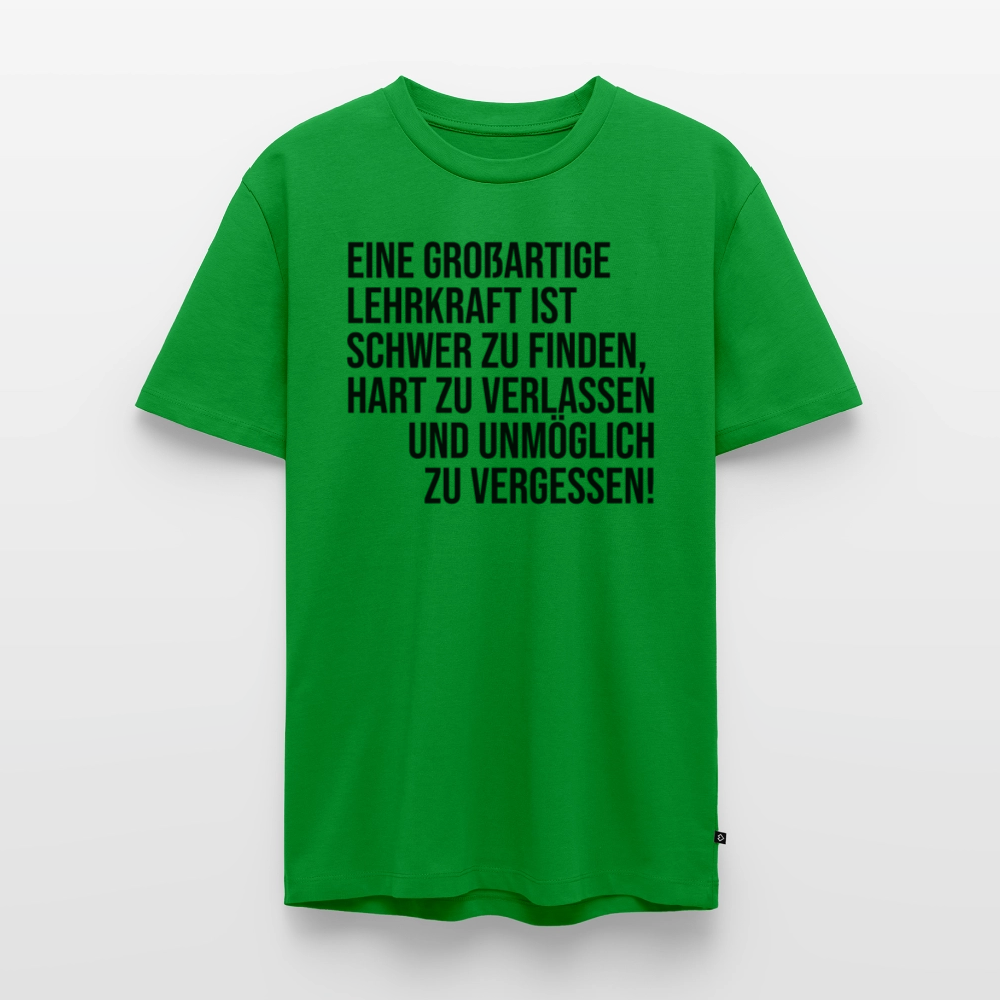 Großartige Lehrkraft - Männer Premium T-Shirt - Grün