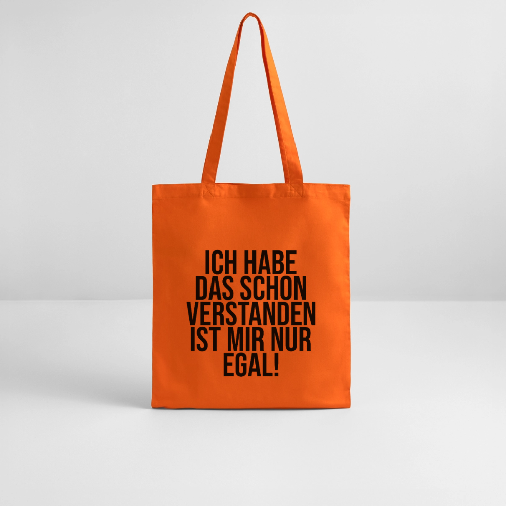 Verstanden - Bio-Stoffbeutel - Tieforange