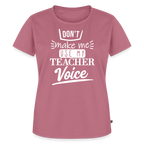 Teacher Voice - Frauen Premium T-Shirt - Mauve