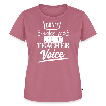Teacher Voice - Frauen Premium T-Shirt - Mauve