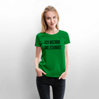 Ich beende die Stunde! - Frauen Premium T-Shirt - Grün