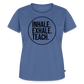 Inhale. Exhale. Teach. - Frauen Premium T-Shirt - Taubenblau