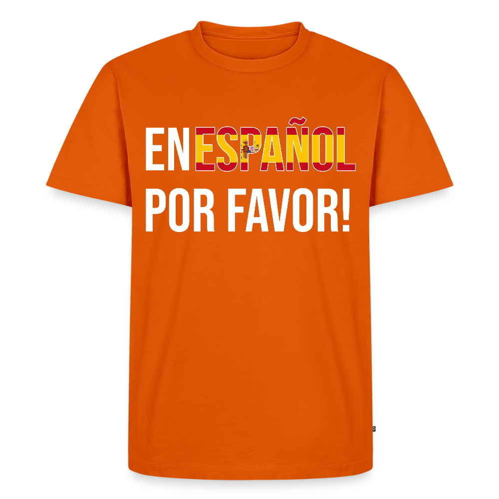 En Espanol por favor! - Männer Premium T-Shirt - Orange 