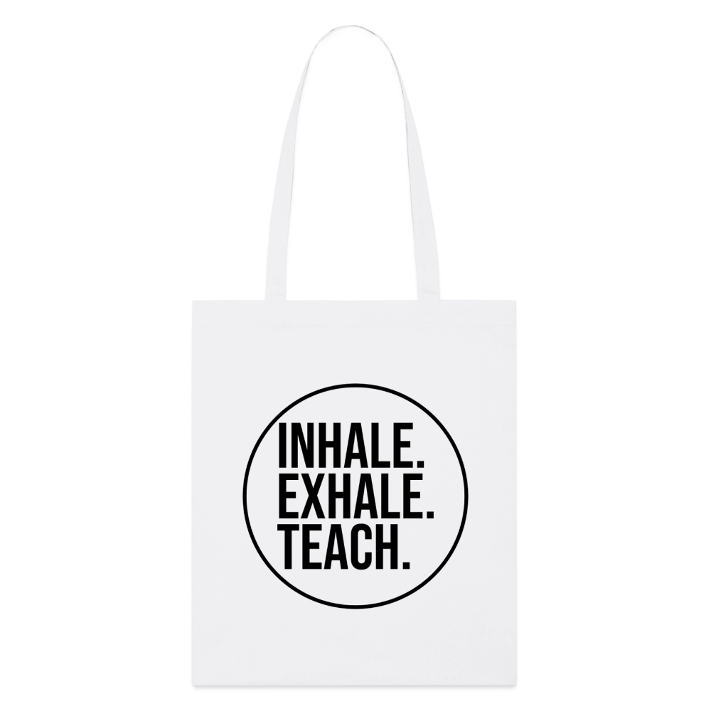 Teach - Bio-Stoffbeutel - Weiß