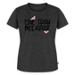 Eine Frau mit Klasse - Frauen Premium T-Shirt - Anthrazit meliert