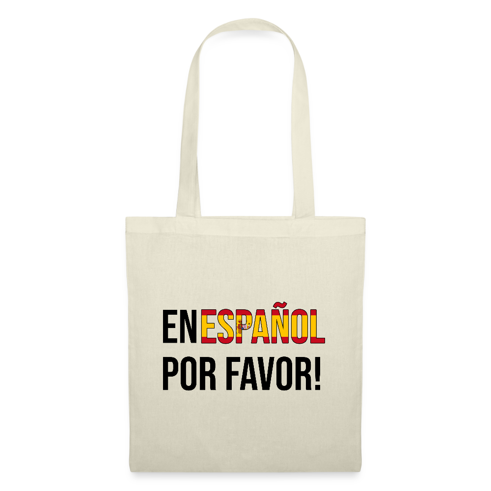 En Español por vavor - Stoffbeutel - Natur