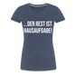 Hausaufgabe - Frauen Premium T-Shirt - Blau meliert