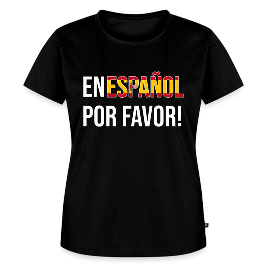 En Espanol por favor! - Frauen Premium T-Shirt - Schwarz