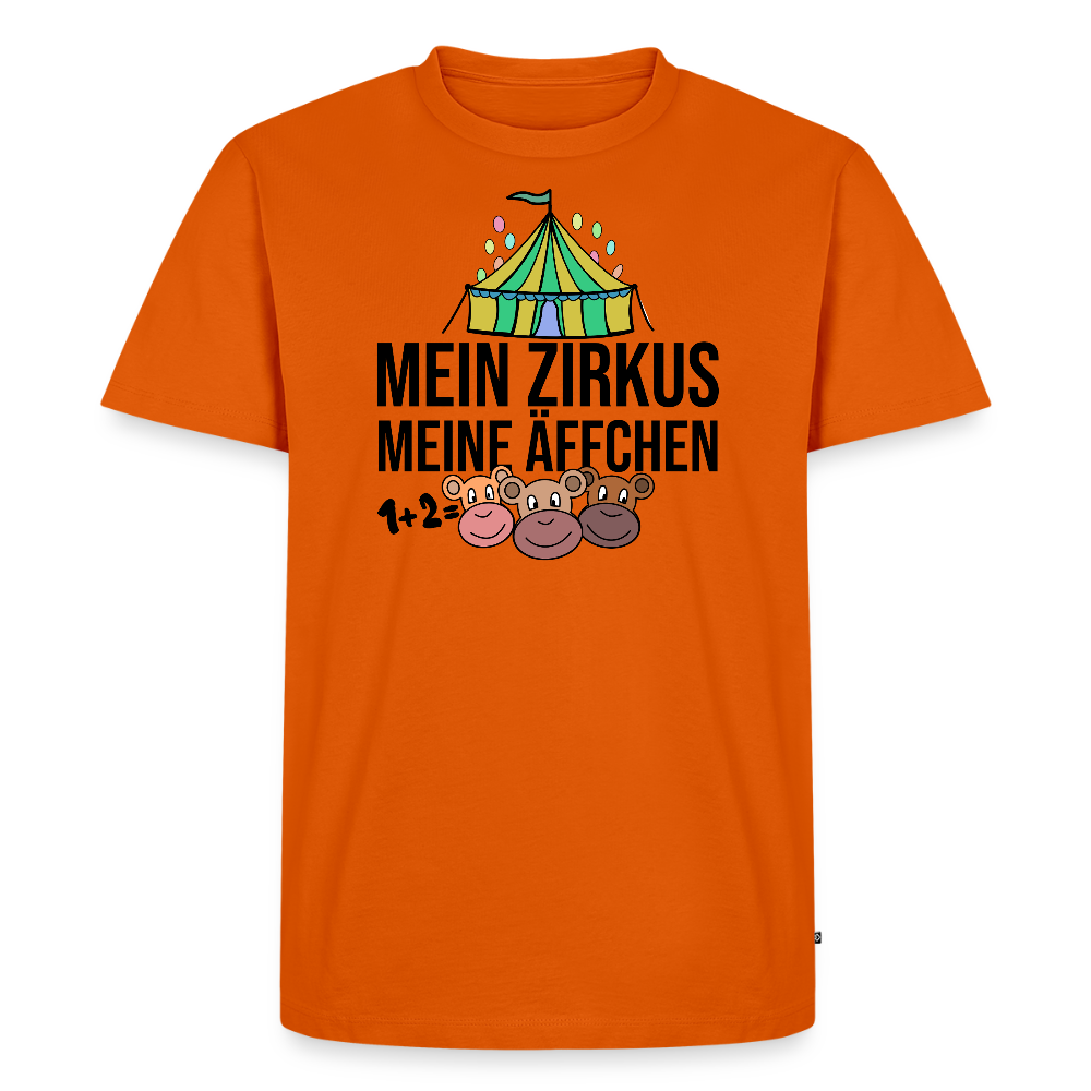 Mein Zirkus - Männer Premium T-Shirt - Orange 
