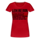 Leh-re-rin - Frauen Premium T-Shirt - Rot