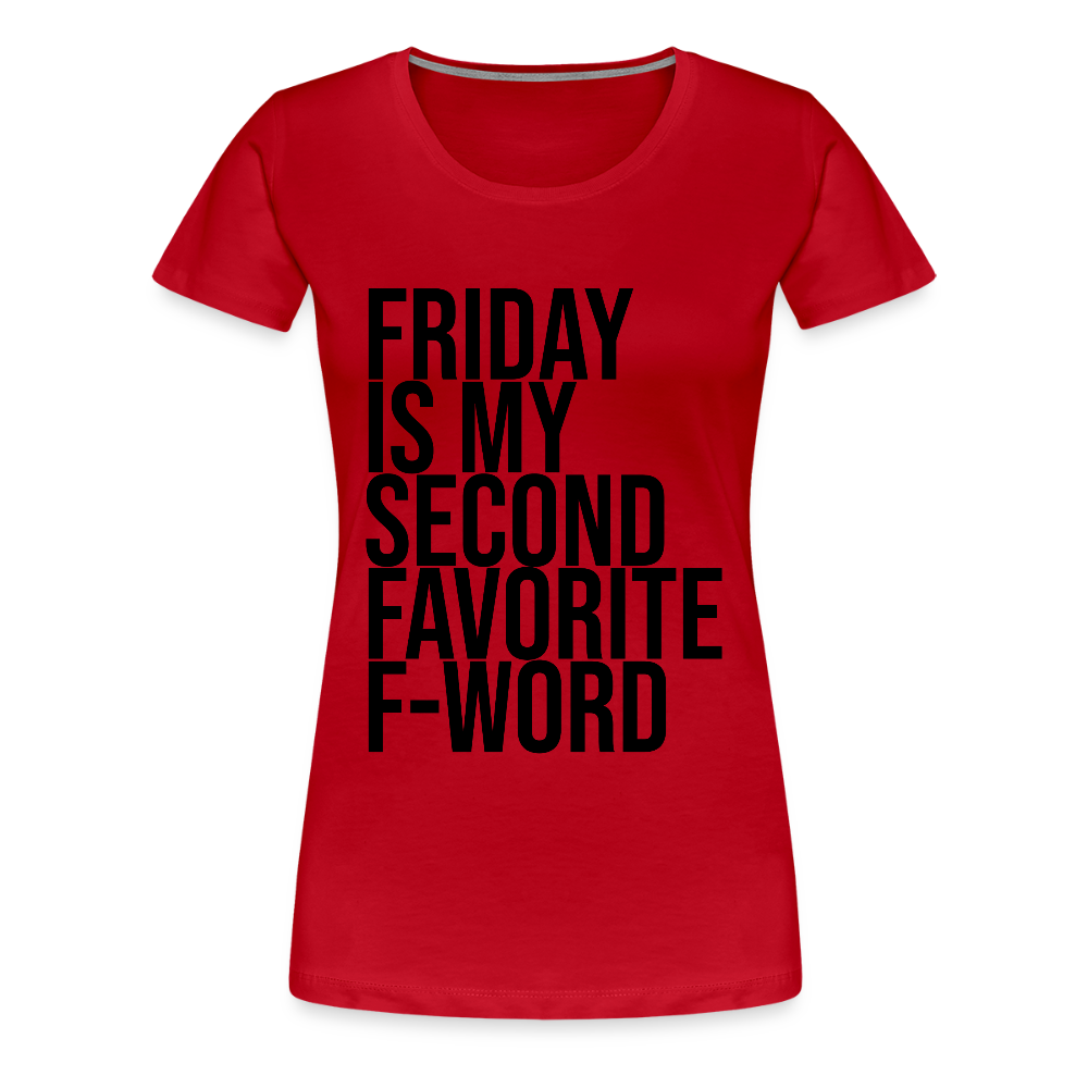 F-Word - Frauen Premium T-Shirt - Rot