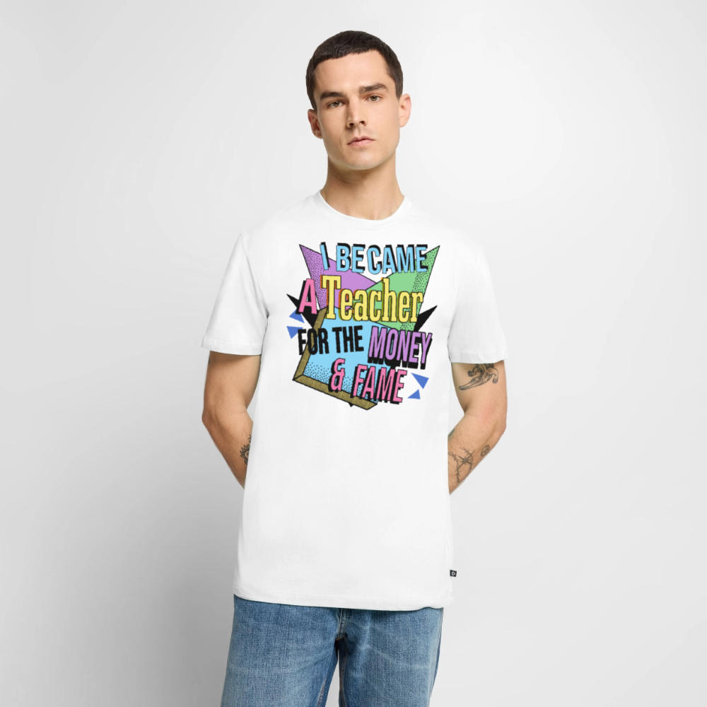 Money & Fame 90´s - Männer Premium T-Shirt - Weiß