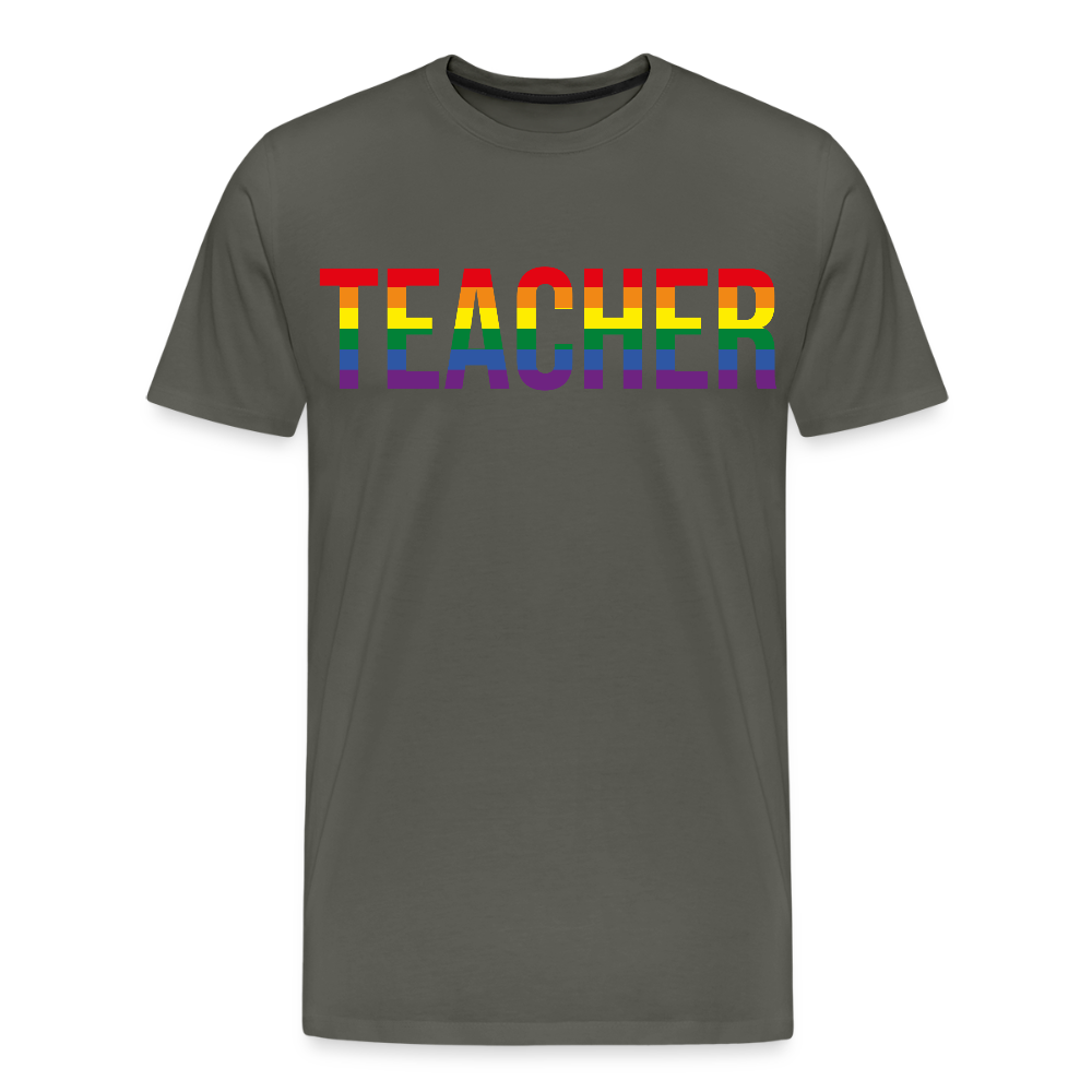 Teacher - Männer Premium T-Shirt - Asphalt