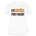 En Espanol por favor! -  Frauen Premium T-Shirt - Weiß