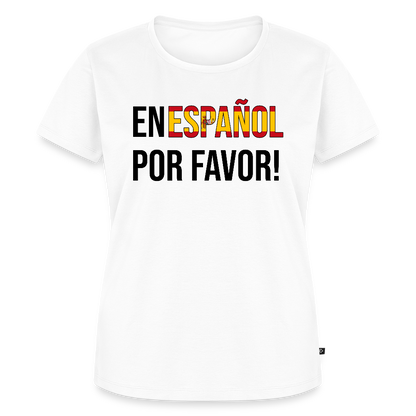 En Espanol por favor! -  Frauen Premium T-Shirt - Weiß