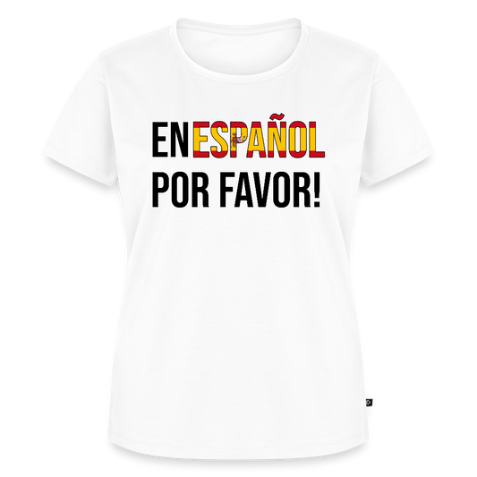 En Espanol por favor! -  Frauen Premium T-Shirt - Weiß