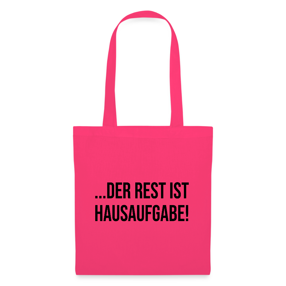 Der Rest ist Hausaufgabe - Stoffbeutel - Azalea