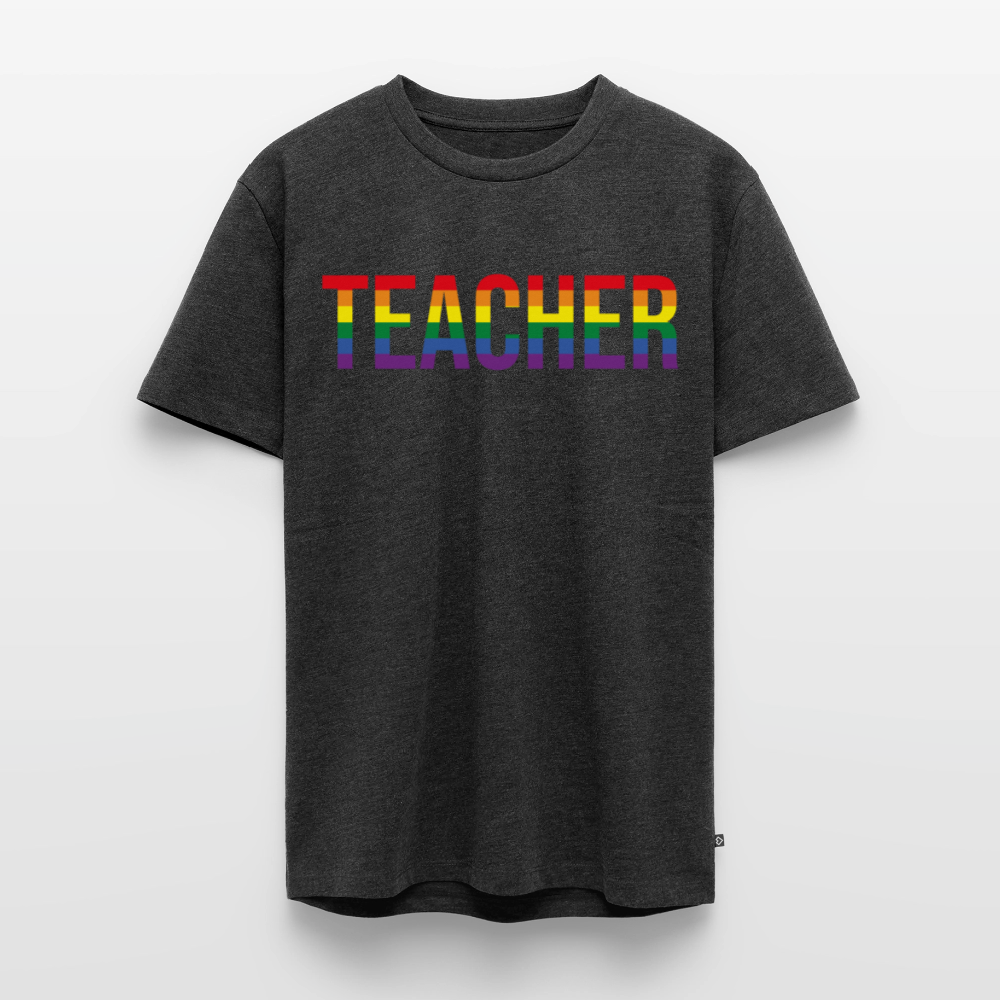 Teacher - Männer Premium T-Shirt - Anthrazit meliert