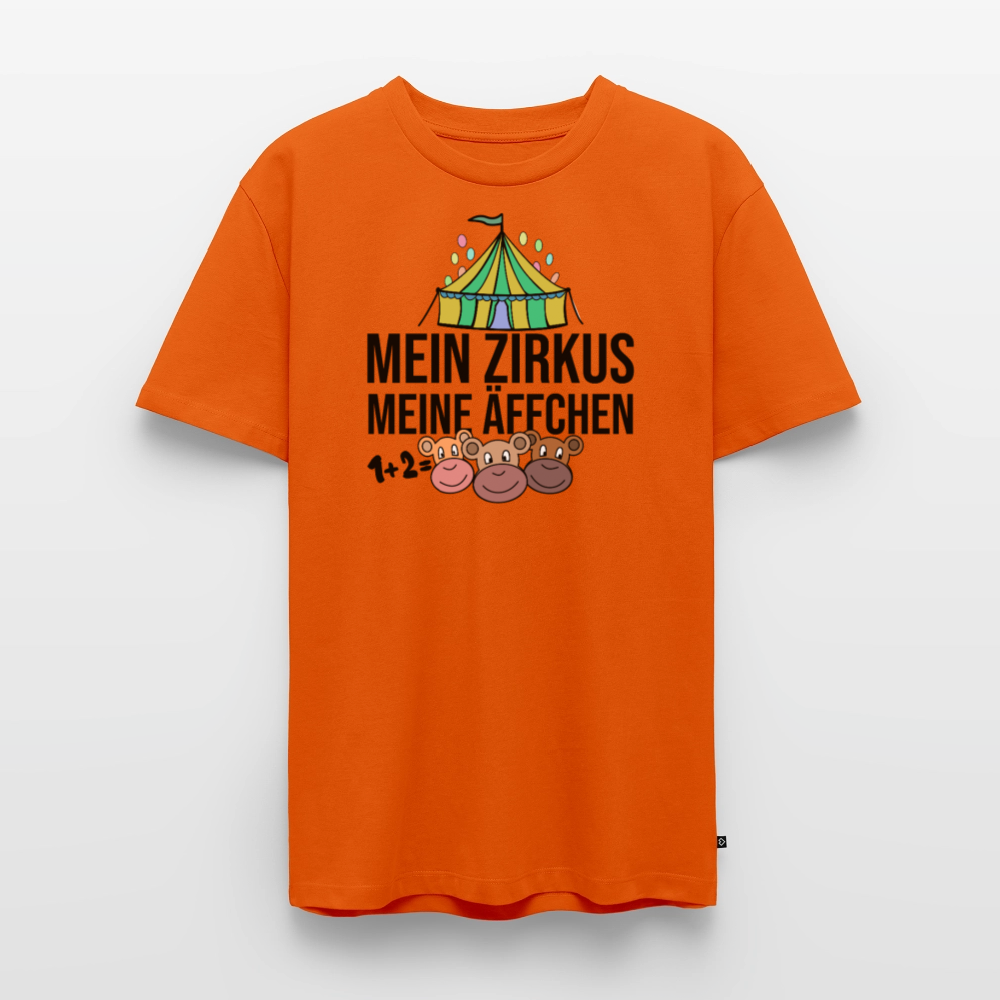 Mein Zirkus - Männer Premium T-Shirt - Orange 