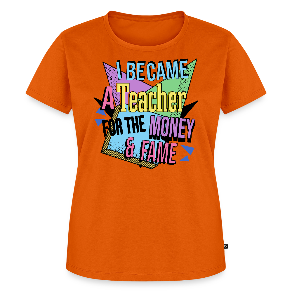Money & Fame 90's - Frauen Premium T-Shirt - Orange 
