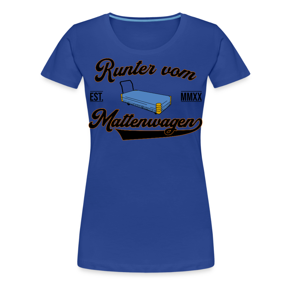 Mattenwagen - Frauen Premium T-Shirt - Königsblau