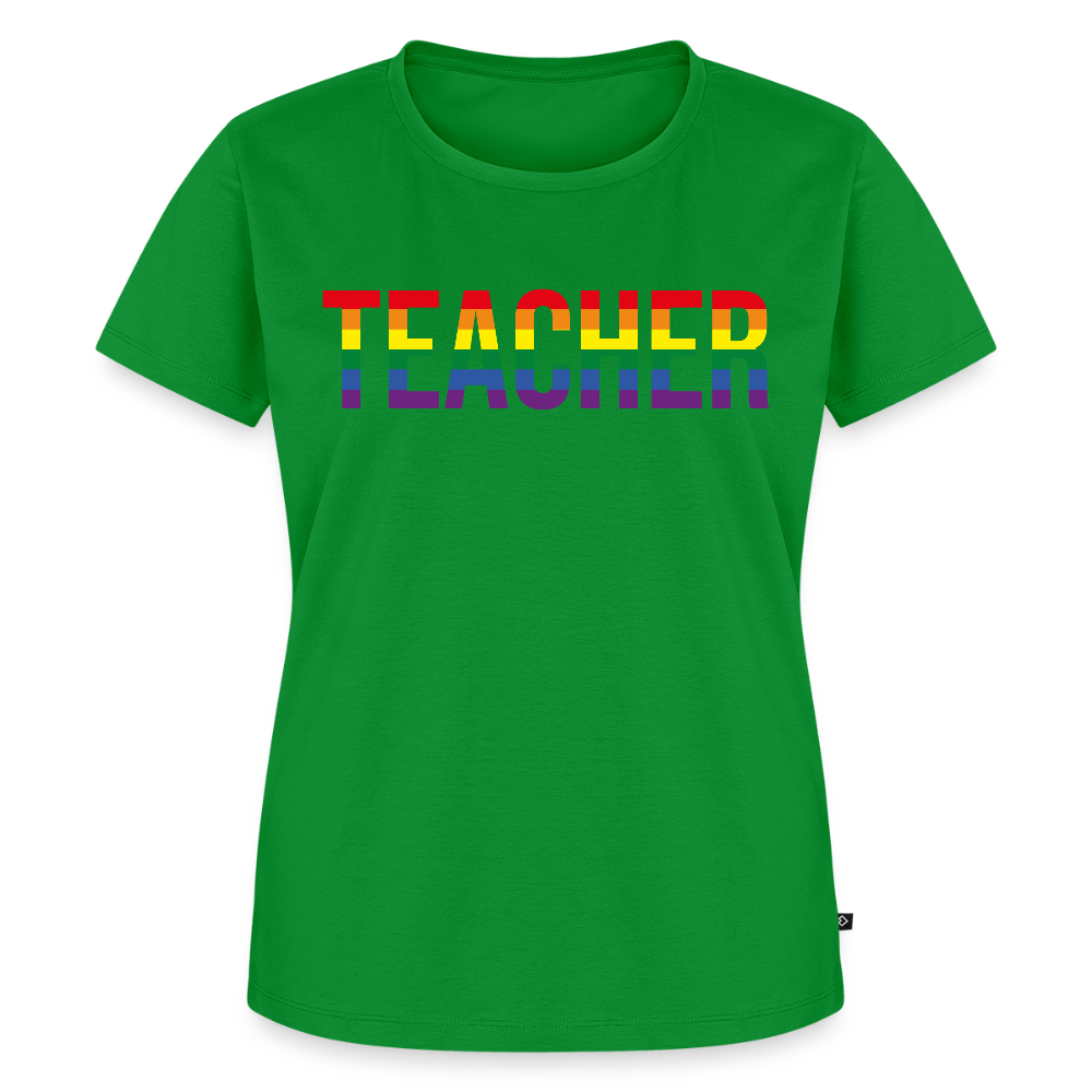 Teacher - Frauen Premium T-Shirt - Grün