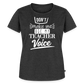 Teacher Voice - Frauen Premium T-Shirt - Anthrazit meliert