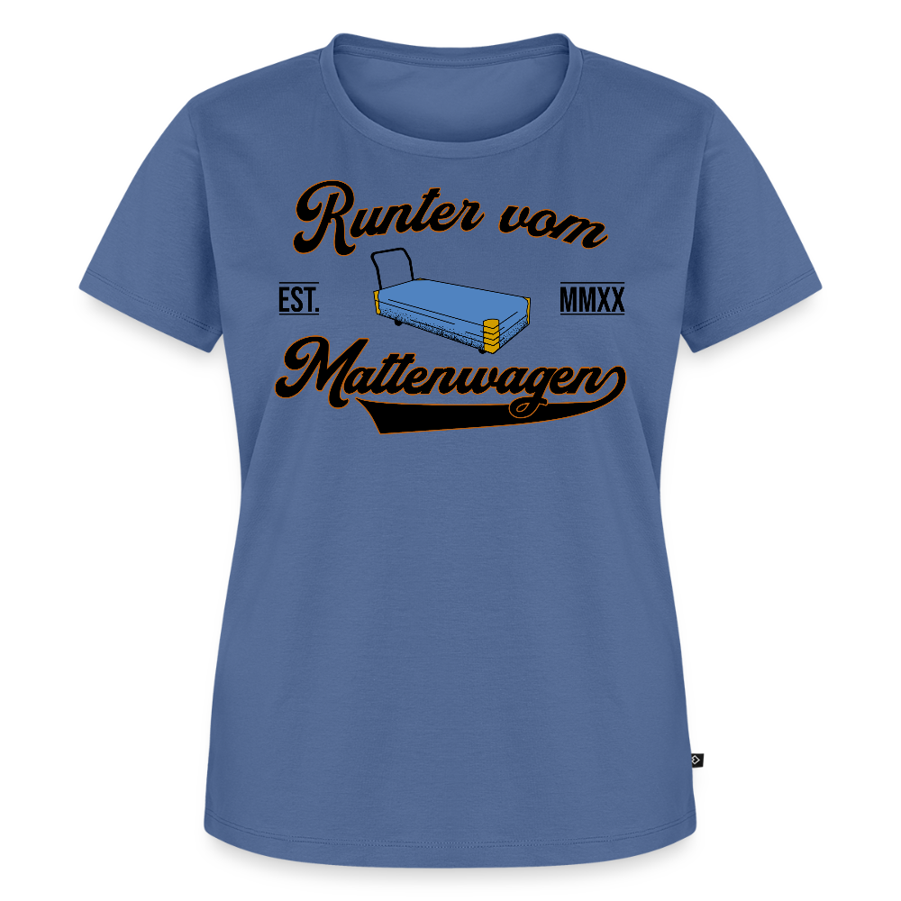 Mattenwagen - Frauen Premium T-Shirt - Taubenblau