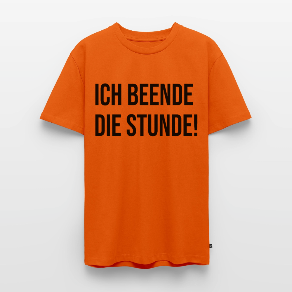 Ich beende die Stunde! - Männer Premium T-Shirt - Orange 