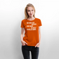 Zu viele Schüler - Frauen Premium T-Shirt - Orange 