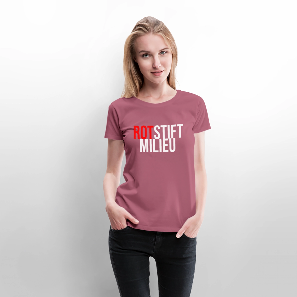 Rotstiftmilieu - Frauen Premium T-Shirt - Mauve