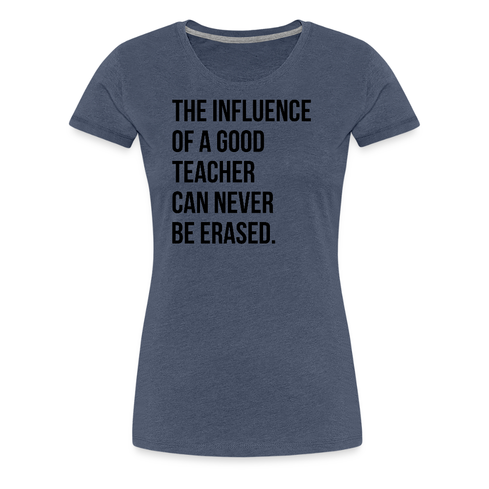 Influence - Frauen Premium T-Shirt - Blau meliert