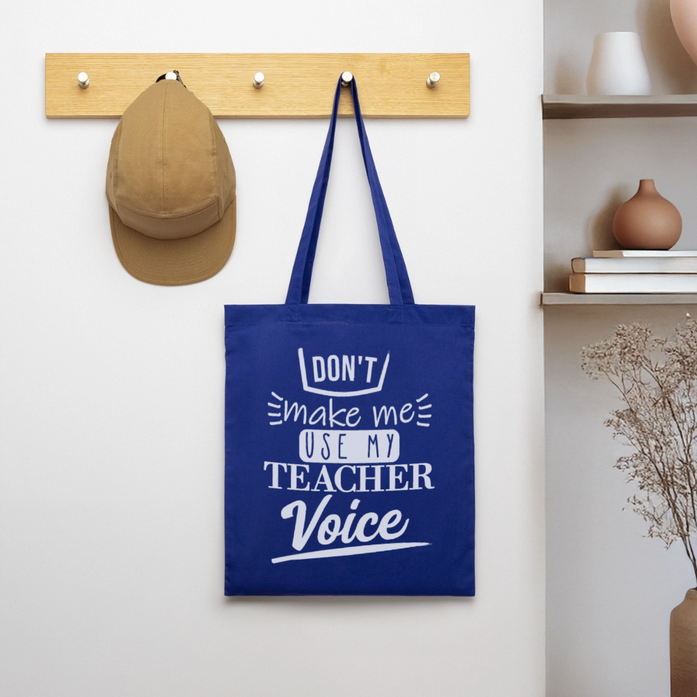 Teacher Voice - Stoffbeutel - Royalblau
